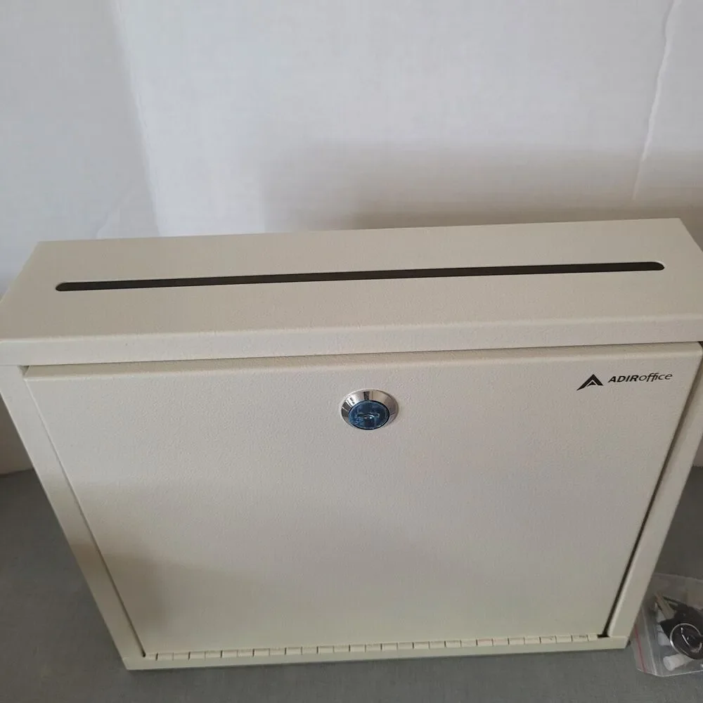 NEW ADIR Office Steel Drop Box mail keys included open box
